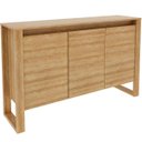 Ver imagem 1 de Balcão Armário para Escritório 3 Portas em Mdp Amêndoa