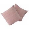 Capa De Almofada Textura 43 x 43 cm Jogo 2 Pçs - Rosa - 1