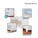 Ver imagem 4 de Berço Nacional Life 2217 com Guarda Roupa Infantil Vittoria Branco- Móveis Albatroz