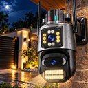 Ver imagem 2 de Câmera Externa Inteligente 2 Lentes 360° Full HD Wifi IP66