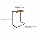 Ver imagem 6 de Mesa Lateral de Apoio Industrial 67x58x35cm