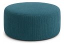 Ver imagem 7 de Sofá e Puff Orgânico Virginia 300cm Sala Suede:Azul-Royal