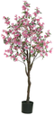 Ver imagem 1 de Planta Árvore Artificial Azaleia Pu C/pote X544 Rosa 1,4m
