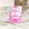 Caneca Convite para Madrinha De Batismo Dinda - 3