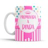 Caneca Convite para Madrinha De Batismo Dinda - 1