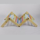 Ver imagem 2 de Triangulo Pikler Articulado Madeira Maciça Pinus Colorido