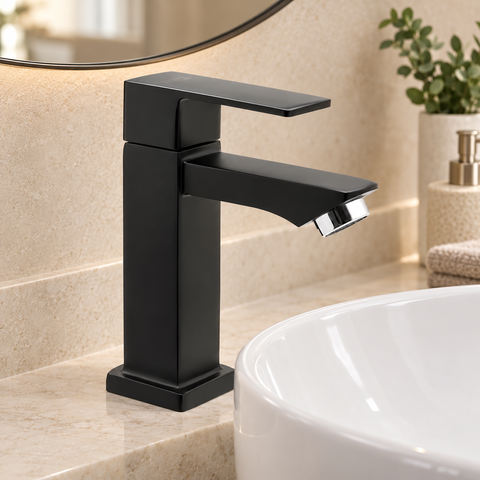 Torneira banheiro/lavabo/pia Luxo Preto - Smart Norte