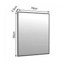 Ver imagem 2 de Espelheira para Banheiro 80cm Urban Pietra 