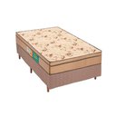 Ver imagem 1 de Cama Box Solteiro: Colchão Espuma D33 Polar Pérola + Base CRC Rústico Clean(88x188)