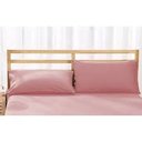 Ver imagem 1 de 4 Fronhas 100% Algodão Percal 200 Fios com Bainha Rose