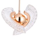 Ver imagem 2 de Lustre Pendente Nordecor Goud 2415 Dourado Led Bivolt