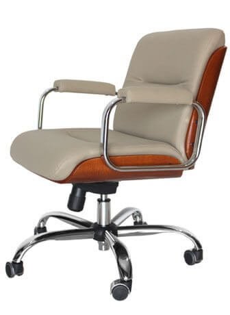 Cadeira Diretor Capa de Madeira - Cromado Gupe 2112 - 1