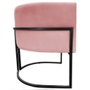 Ver imagem 5 de Kit 2 Poltronas Luna Decorativa Suede Cores Base Ferro Preto