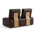Ver imagem 7 de Sofá Modular 2 Lugares Block 148 cm Pes Madeira Courino Tcs 721 Moll