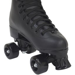 Patins Clássico Tradicional Quad 4 Rodas Roller de Rua Infantil Preto Importway BW-020-PT - 37 - 6