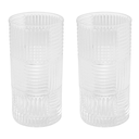 Ver imagem 2 de Cj 2 Copos Altos de Vidro Chess 400ml