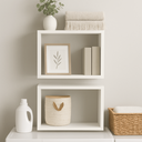 Ver imagem 6 de Kit 2 Nichos Infantil 30cm Quarto Sala Branco Organizador