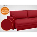 Ver imagem 7 de Sofá Tango 1,80M Sem Caixa, Retrátil e Reclinável Velosuede Vermelho - Netsofás