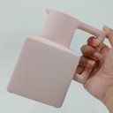 Ver imagem 3 de Vaso Shape Decorativo Cachepô Enfeite 14x13x10cm Cerâmica Rosa