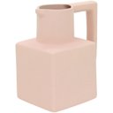 Ver imagem 2 de Vaso Shape Decorativo Cachepô Enfeite 14x13x10cm Cerâmica Rosa