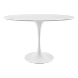 Mesa De Jantar Tulipa Saarinen Redonda 150Cm  Tampo em Laca - 3
