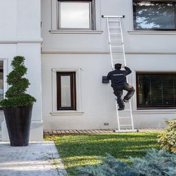 Escada Articulada de Alumínio 12 Degraus 3,50 Metros de Altura - 9