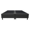 Ver imagem 6 de Base Box para Cama Casal Queen 158x198cm Bipartido Liz S05 Sintético Preto - Mpozenato