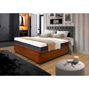 Ver imagem 1 de Cama Box Baú Rústica Casal Serenelife - Imbuia