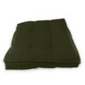 Almofada Futon Cadeiras Bancos Áreas 60x60 Cm Verde Musgo - 3