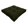 Almofada Futon Cadeiras Bancos Áreas 60x60 Cm Verde Musgo - 1