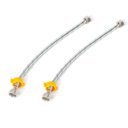 Ver imagem 1 de Engate Rabicho Par Mangueira Flexivel Monocomando Conexao Femea Trançado Misturador Agua Quente Fria