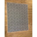 Ver imagem 2 de Tapete Sala Moderno Geometrico Tabuleiro 150X200 Cm Cinza 51