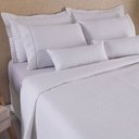 Ver imagem 2 de Kit Cobre Leito Casal Queen 7 Peças Bordado Urbany Hipercal 400 Fios:branco