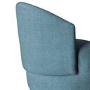 Ver imagem 4 de Kit 2 Poltronas Decorativa Beatriz Orgânica Linho Azul