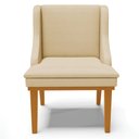 Ver imagem 6 de Kit 5 Cadeiras Decorativas Sala de Jantar Base Fixa de Madeira Firenze Suede Cinza/Preto G19 - Gran 