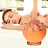Himalayan Glow 1326 Natural Pink Night, 6-8 Pounds, Bowl Salt Lamp - 5