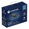 CARREGADOR DE TOMADA TURBOPOWER 20W MOTOROLA PRETO C/CABO USB-C - 2