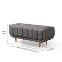 Ver imagem 3 de Recamier Alemanha 1,50M com Base Madeira Linho Sofatec