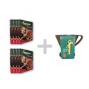 Ver imagem 1 de 8 Cxs Filtro de Café 103º Supremo em Tnt Lavável + Porta Filtro Marrom