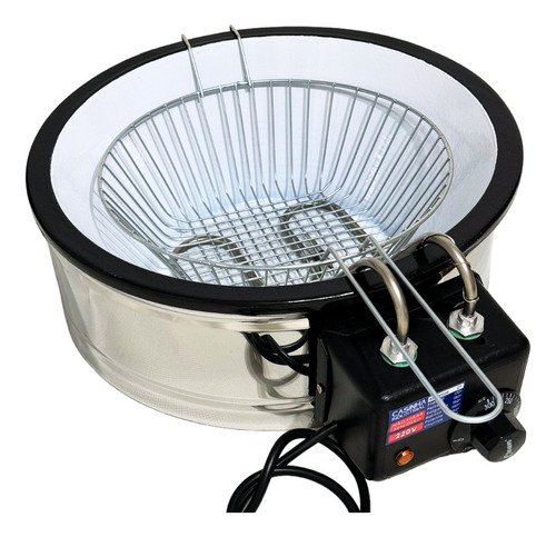 Fritadeira Industrial Eletrica Tacho Esmaltado 5l