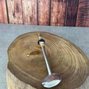 Ver imagem 4 de Bomba de Chimarrão Inox 23cm Bojo Rosca Mil Furos Pedra Azul Escovinha Bortonaggio