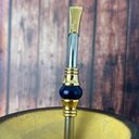Ver imagem 3 de Bomba de Chimarrão Inox 23cm Bojo Rosca Mil Furos Pedra Azul Escovinha Bortonaggio