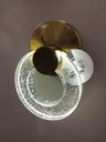 Ver imagem 3 de Arandela Oggi Dourado 18cm 6w 2700k - Oc016 - Bella