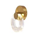 Ver imagem 2 de Arandela Oggi Dourado 18cm 6w 2700k - Oc016 - Bella