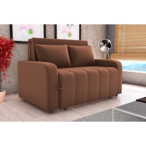 Sofá Cama Amora Veludo Ferrugem E435 - Matrix