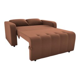 Sofá Cama Amora Veludo Ferrugem E435 - Matrix - 3