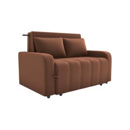 Sofá Cama Amora Veludo Ferrugem E435 - Matrix - 2