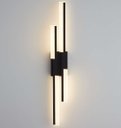 Ver imagem 1 de Arandela Moderna Preta 74cm Led 20w 3000k Bivolt 14557-pl