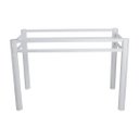 Ver imagem 5 de Base Para Mesa De Vidro Jantar 8 Lugares Branca Retangular