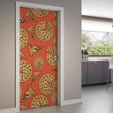 Ver imagem 1 de Adesivo Para Porta Cozinha Desenho Pizza- 93X210Cm